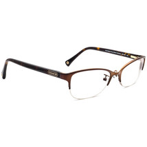 Coach Eyeglasses HC5046 Leigh 9155 Satin Brown/Dark Tortoise Half Rim 52[]18 135 - £47.95 GBP