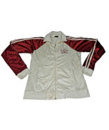 Vrg Arkansas Razorback Women&#39;s Jacket Large Warm Up Champion Stretch Che... - $24.18