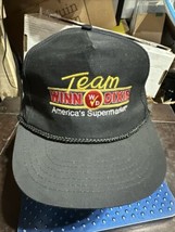 Vintage Team Winn Dixie Black Vintage Racing Nascar Racing Snapback Hat - £15.29 GBP