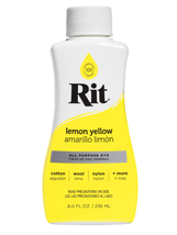 Rit Liquid Dye - Lemon Yellow, 8 oz. - £4.67 GBP
