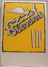 BLACK SABBATH / OZZY OSBOURNE - VINTAGE ORIGINAL CLOTH CONCERT BACKSTAGE... - €8,61 EUR