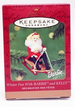 VINTAGE 2000 Hallmark Keepsake Christmas Ornament Barbie Kelly Winter Fun - £23.34 GBP