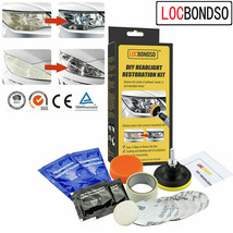 Car Headlight Lens Restoration DIY System Professional Restorer Polishing Kit - £19.64 GBP
