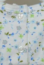 SnoPea Two Piece Flowered Sleeveless Shirt Light Blue Pants Size 9 months image 4
