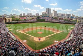 Chicago Cubs Wrigley Field MLB Baseball Field Stadium Park 48x36-8x10 CH... - £20.02 GBP+