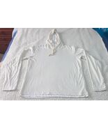 Vince Men’s 100% Cotton Casual Hooded Long Sleeve Ivory Pull Over Shirt ... - $682.17 MXN