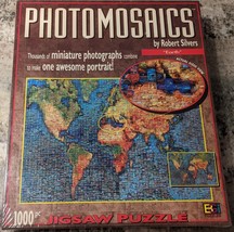 Photomosaics Earth 1000-piece Puzzle Robert Silvers - Sealed New - $16.95