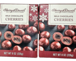 2 Pack Harry &amp; David Milk Chocolate Cherries 8oz Holiday Crafted Candy - £29.02 GBP