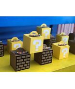 Super Mario Treat Boxes (Set of 6) | Gamer Birthday Party Favors - $64.00