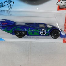 2017 Hot Wheels Porsche 917 LH Purple/Green 4/5 Die Cast Toy Car NIB Kid... - $9.75