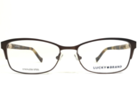 Lucky Brand Gafas Monturas D119 BROWN Carey Rectangular Completo Borde 5... - $46.53