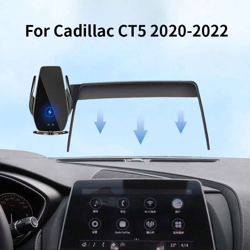 Car Phone Holder For Cadillac CT5 2019-2022  screen navigation bracket magnetic - £34.41 GBP+