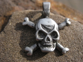 Haunted Amulet Illuminati Skull and Crossbones The Enlightened Ones  - £139.83 GBP