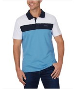 Calvin Klein Mens Polo Mint Multicolor Shirt Golf Moisture Wicking Tagless - $61.97 CAD