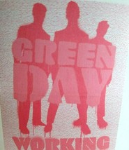 Green Day Vintage Backstage Pass Original Punk Rock New Wave 2002 Tour Pink Red - £10.65 GBP