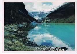 Alberta Postcard Lake Louise Banff National Park Snow Covered Mountains - $2.96