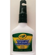 Crayola Washable Glue Dries Clear Washable Nontoxic, 4 Ounce/Bottle - £2.32 GBP