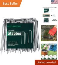 6 Inch 1000 Pack Galvanized Landscape Staples 11 Gauge Anti-Rust Garden ... - $159.37