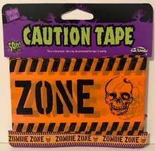 Fun World Halloween ZOMBIE ZONE 50&#39; Caution Tape  NEW Halloween or Zombi... - $6.66