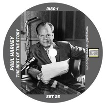 Paul Harvey (Set 26) The Rest of the Story 100 Episodes on 5 Audio CDs - $29.99