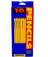 Pentech Vintage 1997 HB Bonded Non Toxic Pack Of 10 No.2 Lead Pencils NOS - $10.95