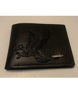 Men&#39;s PU Leather Eagle Pattern Short Wallet Multiple Card Slots Purse La... - $226.45 MXN