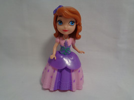 2012 Disney Princess Sofia The First Figure Pink / Purple Dress 3&quot; - £2.29 GBP