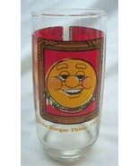VINTAGE BURGER KING FUNNY BURGER THING 6&quot; COLLECTOR&#39;S GLASS CUP 1979 - $25.10 CAD