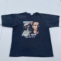 Vintage Depeche Mode 2001 Exciter Tour Band T Shirt Size L Faded Black Worn - $65.44