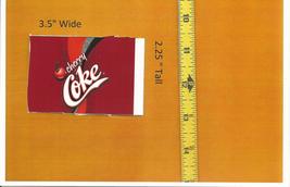 Medium Square Size Coca Cola Cherry LOGO Soda Vending Machine Flavor Strip - £3.18 GBP