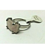 NEW White JADE Women&#39;s Large Stone Size 10 US Ring - $7.92
