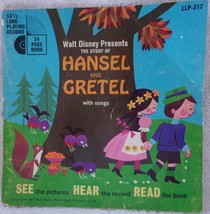 Walt Disney Presents Hansel & Gretel With Songs Book & Record - $3.99