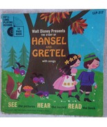 Walt Disney Presents Hansel &amp; Gretel With Songs Book &amp; Record - €3,44 EUR