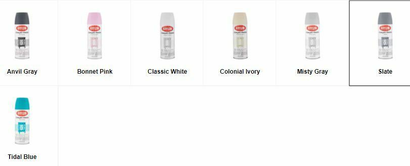 Krylon Chalky Finish Spray Paint Price Per Can New - $16.99