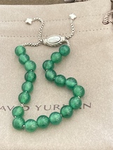 Pre Owned David Yurman Green Onyx Spiritual Beaded Bracelet  - £198.45 GBP