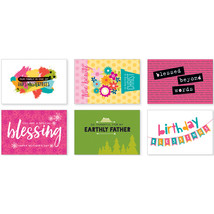 Illustrated Faith Postcards Family Blessings By Mail - $35.21