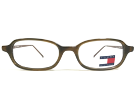 Tommy Hilfiger Eyeglasses Frames THI203 229 Brown Tortoise Rectangular 48-18-140 - £36.42 GBP