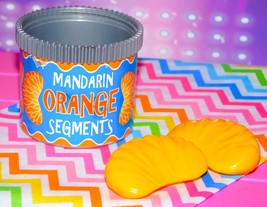 Learning Resources Canned Goods Mandarin Oranges Orange Wedges slices play food - £7.02 GBP