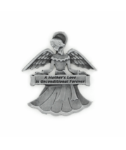 1 7/8TH Pewter Angel A Mother&#39;s Love In Unconditional Forever Visor Clip - £20.03 GBP