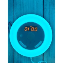 Alarm clock white noise sound machine mood light color changing rechargeable - £32.88 GBP