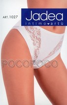 Slips Taille Haute en Dentelle De Femme en Lycra Élastique Jadea 1027 Élastique - £3.22 GBP