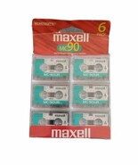 MAXWELL MC90 Microcassette Tapes 6 PACK NEW Answering Machine - $539.98 MXN