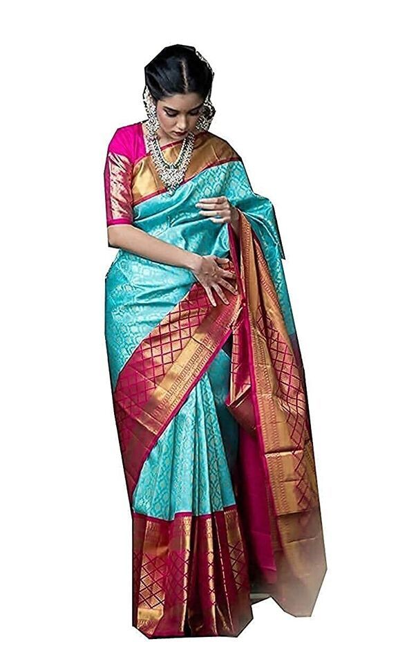 New Arrival Blue Color Soft lichi Silk Saree With Haevy Weaving Rich Pallu Saree