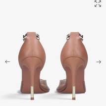 New CARVELA Kurt Geiger Rebel chain-detail heeled sandals in Nude Size 36 - £55.81 GBP