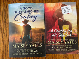 Cowboy for All Seasons &amp; A Good Old Fashioned Cowboy Paperbacks By Crews &amp; Yates - £6.36 GBP