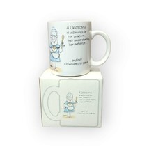 Grandma Coffee Mug Hallmark Shoebox Funny &quot;Grandma is Admired For&quot; Vinta... - $3.17