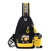 Pikachu School Bag Pokemon Backpack Trolley School Bag Stationery Storage Backpa - $27.72