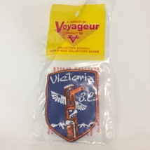 New Vintage Patch Badge Emblem Souvenir Travel Voyager Sew On VICTORIA B.C. - £15.46 GBP