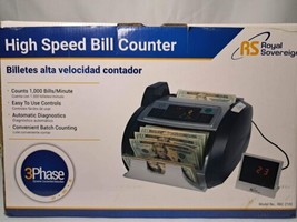 Electric Bill Counter UV Counterfeit Detector Royal Sovereign RBC-2100    - £149.00 GBP