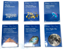 Lot of 6 Brand New Sealed The Great Courses Guidebooks &amp; DVD Sets - Math &amp; Space - £62.14 GBP